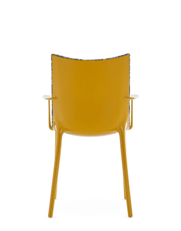 H.H.H. Upholstered Fabric Krzesło Musztardowy Ink-Ochre
