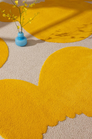 Marimekko Iso Unikko Yellow rug 132306