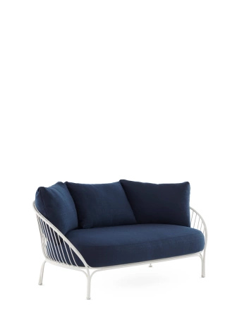 Hiray Sofa White Blue