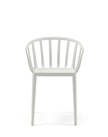 Venice Mat Chair White Matte