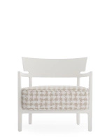 Cara Mat Armchair White Beige