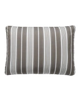 Cushion Stripes 48x35 cm Pillow Taupe