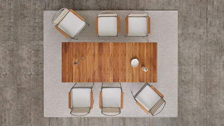 Stół Gandiablasco Onsen Dining 237x100 cm