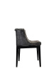 Mademoiselle Kravitz Chair Black Faux-Fur Snake Printed Fabric
