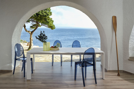 Victoria Ghost Chair Blue