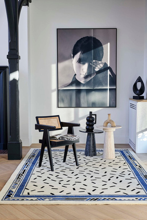 Toulemonde Bochart Trasimene Blanc carpet