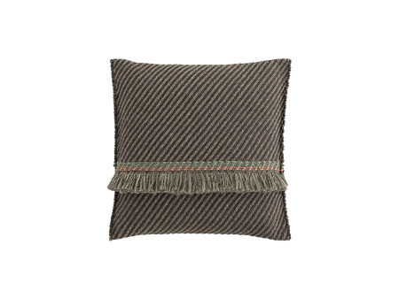 Gan Garden Layers Big Diagonal Aloe-Grey Pillow