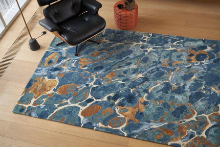 Serge Lesage Text Blue-Toned Carpet