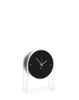 Air Du Temps Table Clock Transparent/Black