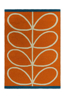 Orla Kiely Linear Stem Orange Carpet 464403