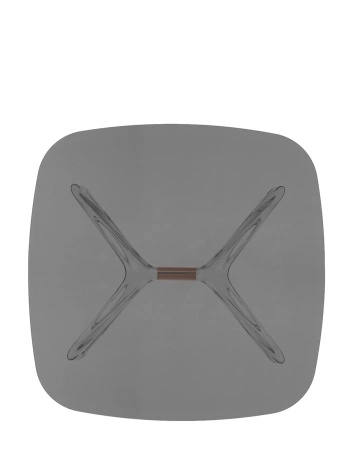Blast Square Table Gray/Brown