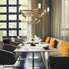 Lampa Wisząca Nemo Crown Plana Linea Czarny Platerowany