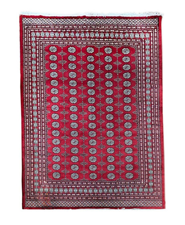 Wool Carpet Pakistan Bukhara Red 686891 220 x 320
