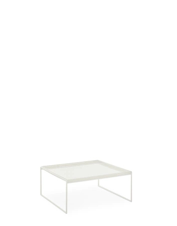 Trays 80 cm x 80 cm Stolik Biały
