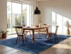 Louis de Poortere Fading World Medallion Blue Night rug 8254