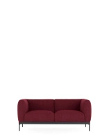 Asia Two-Seater Sofa (Bouclè) Maroon