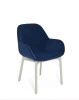 Clap Aquaclean Armchair White Navy Blue