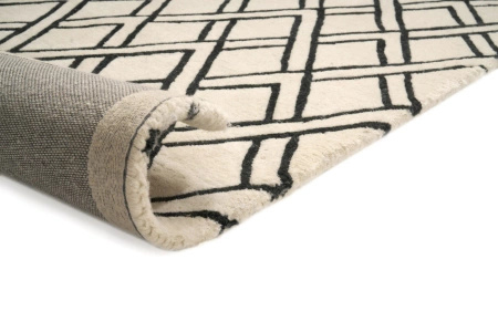 Dywan Carpet Decor Brooklyn Black Handmade Collection