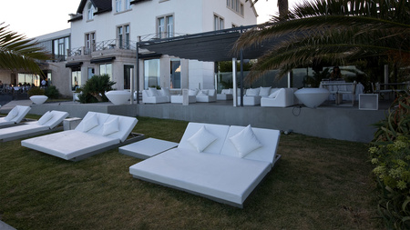 Leżanka Gandiablasco Chill Bed With Backrest 200