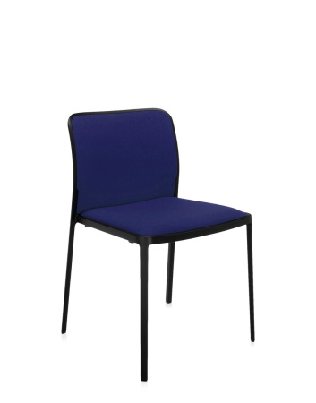 Audrey Soft Chair Black Navy Blue
