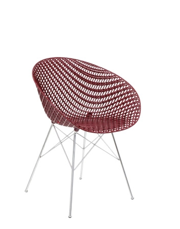 Smatrik Chair Plum-Chrome