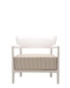  Cara Outdoor Armchair White Beige