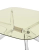 Blast Square Table Yellow/Brown