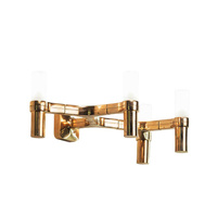 Nemo Crown Wall Lamp 4 Gold Plated