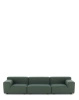 Plastics Outdoor Liberty 3 Seater Sofa Zielony