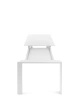 Four Extendable 160-170x90 cm Extendable Table White
