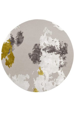 Serge Lesage World Grey Round Carpet