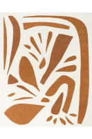 Toulemonde Bochart Alpha Terracotta Carpet