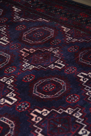 Belutch Afghan Wool Rug 139573 126x208