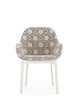 Clap Rubelli Armchair White Cream