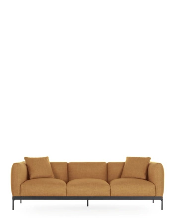 Asia Sofa Three-Seater (Panamino) Ochre