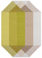 Gan Diamond Pink-Yellow Outdoor Carpet