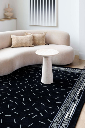 Toulemonde Bochart Trasimene Noir carpet
