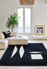 Toulemonde Bochart Nanquim Noir carpet