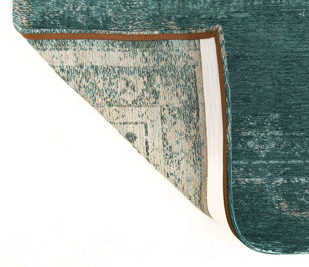 Louis de Poortere Fading World Medallion Jade rug 8258