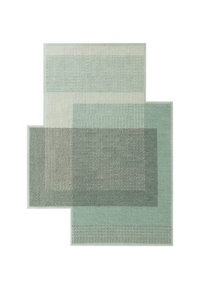 Gan Canevas Geo Green Carpet