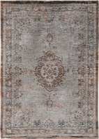 Louis de Poortere Fading World Medallion Grey Ebony rug 8257