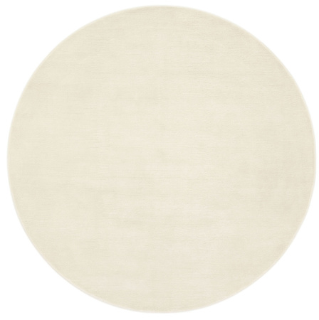 Rezas Northern Light Wool Ecru Round Carpet