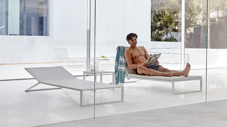 Gandiablasco Blau Chaise Lounger