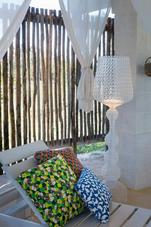 Kabuki Hanging Lamp Blue