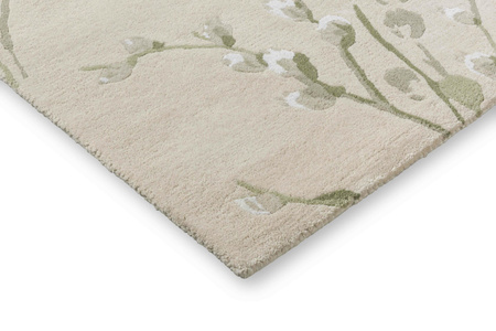 Laura Ashley Pussy Willow Hedgerow Green carpet 079807