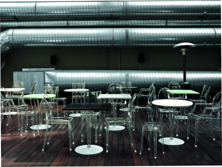 Top Square Table Black