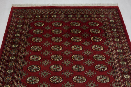 Wool Carpet Pakistan Bukhara Red 53528 203 x 292