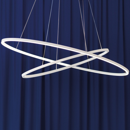 Nemo Ellisse Double Mega 3000 K White Pendant Lamp