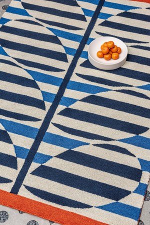 Orla Kiely Stripy Stem Azure Carpet 464308