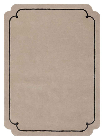 Magda Fornal Cookie Beige Black Carpet 5023